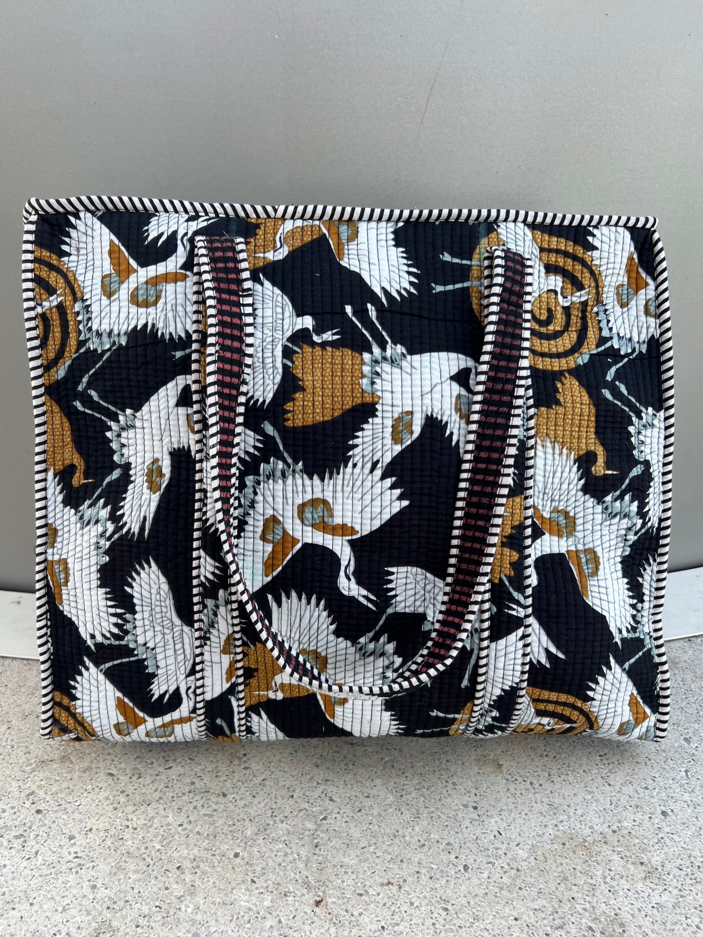 Bolsa viaje algodón Tote bag con cremallera