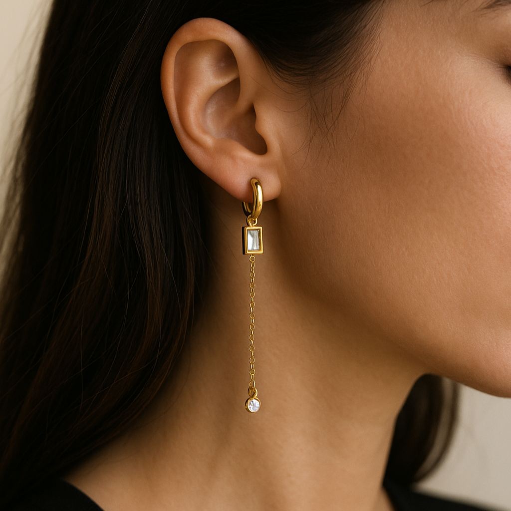 Pendientes Luz Baño de Oro - MINNI MOON-Lepetitemarie-Singularu-PDPAOLA-Luamarta
