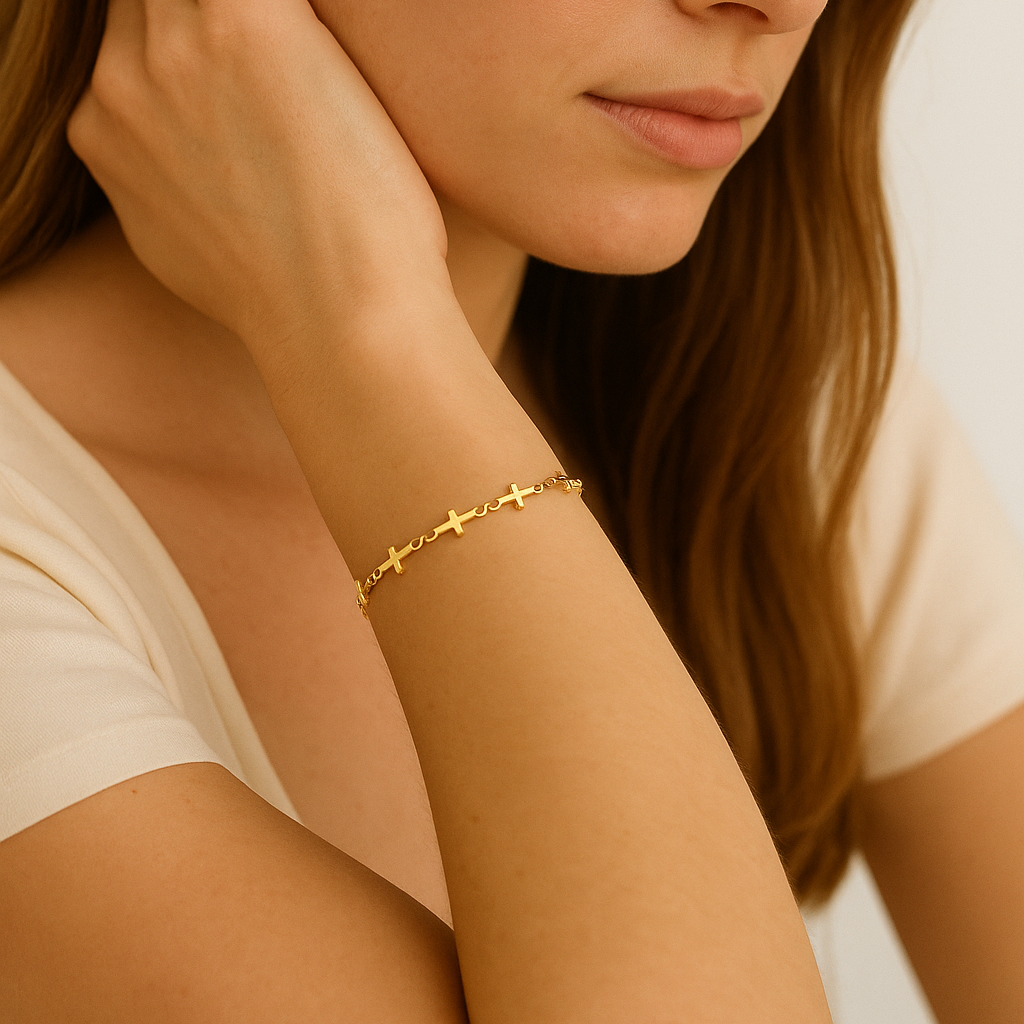 Pulsera Faith Baño de Oro - MINNI MOON-Lepetitemarie-Singularu-PDPAOLA-Luamarta