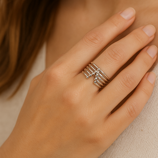 Anillo Triangle Plateado - MINNI MOON-Lepetitemarie-Singularu-PDPAOLA-Luamarta