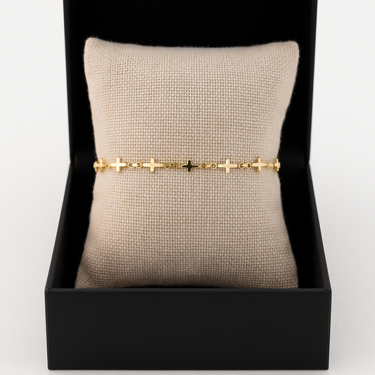 Pulsera Faith Baño de Oro