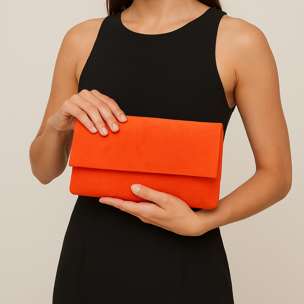Bolso de mano/Clutch tipo sobre pequeño para eventos, fiestas, comuniones o bodas