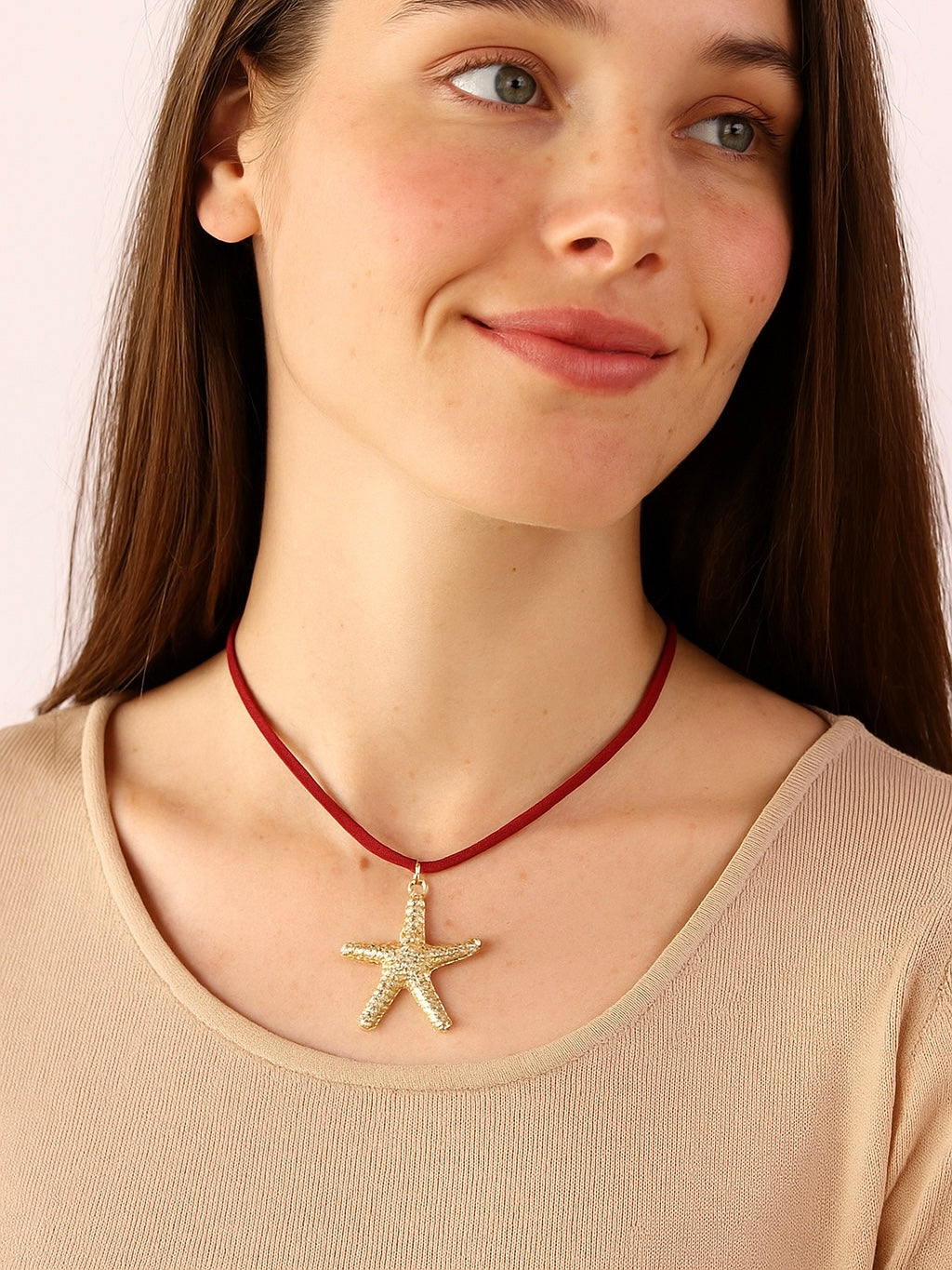 Collar Cordón con Estrella de Mar