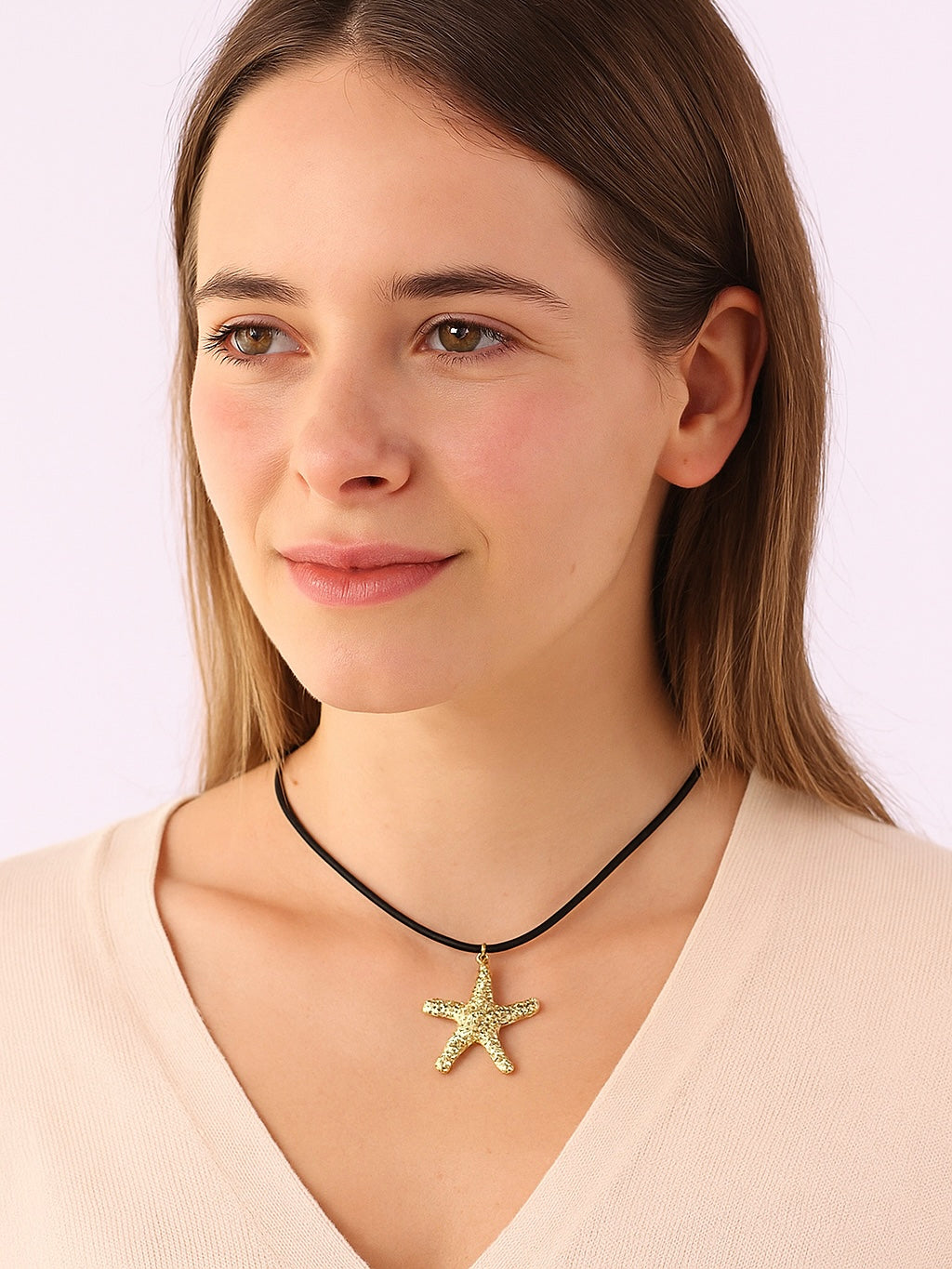 Collar Cordón con Estrella de Mar