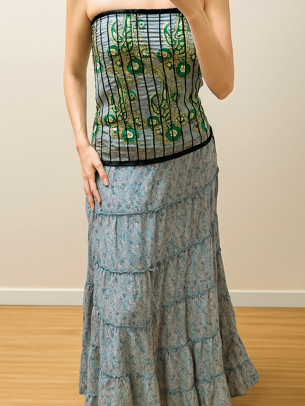 Vestidos indios palabra de honor | Talla única