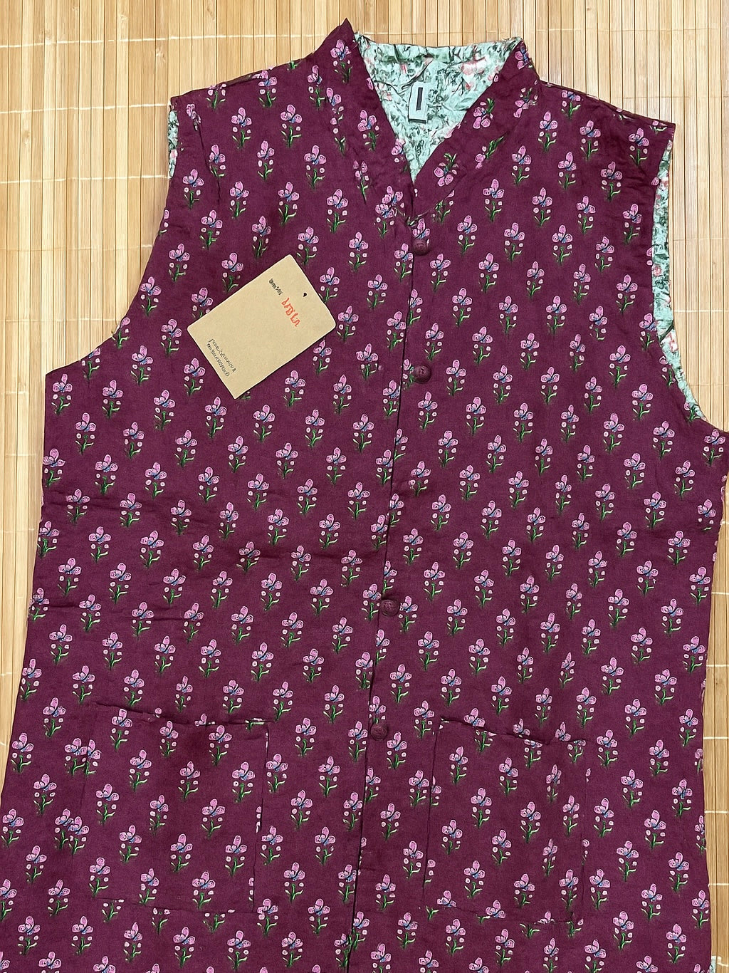 Chalecos Indios Reversibles de Algodón