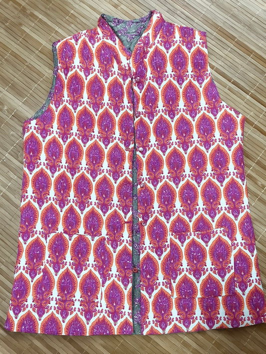 Chalecos Indios Reversibles de Algodón