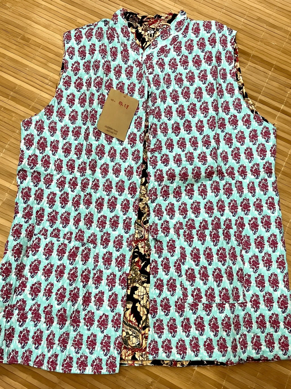 Chalecos Indios Reversibles de Algodón