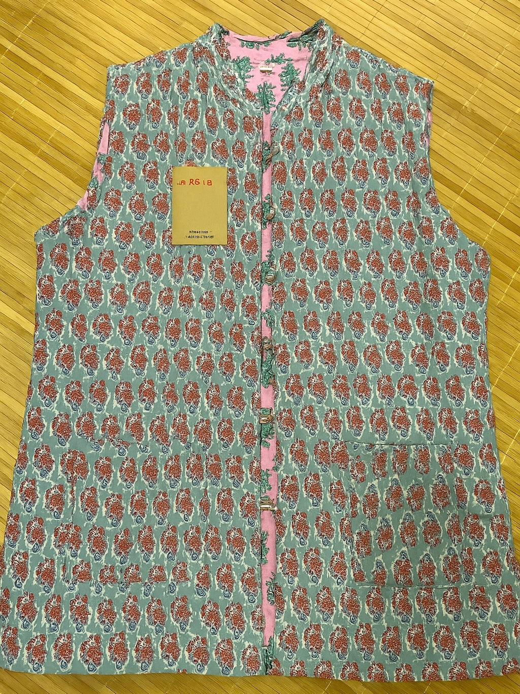 Chalecos Indios Reversibles de Algodón
