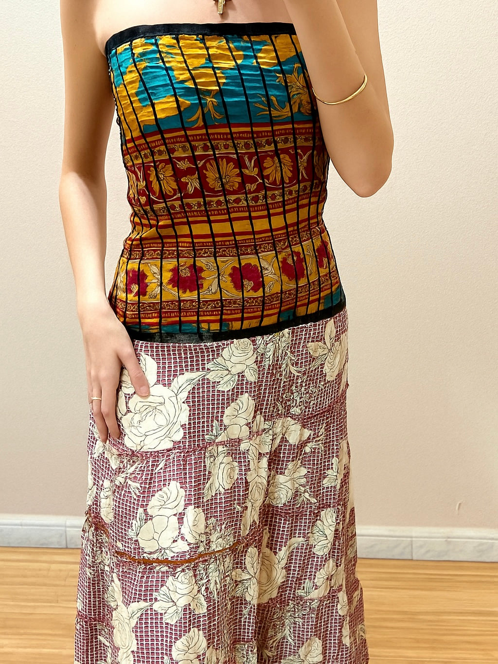 Vestidos indios palabra de honor | Talla única