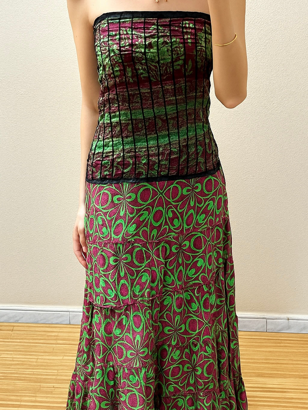Vestidos indios palabra de honor | Talla única