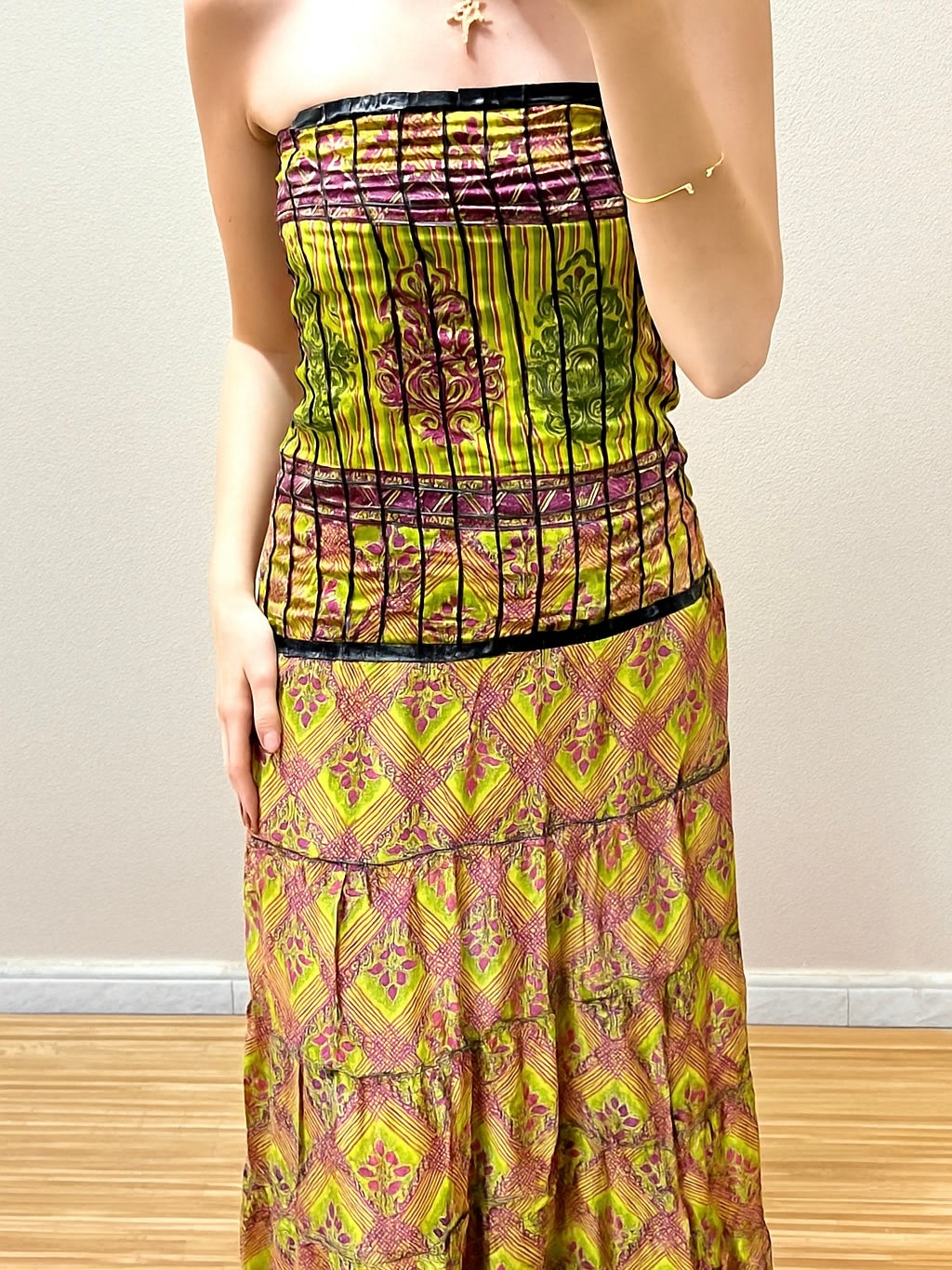 Vestidos indios palabra de honor | Talla única