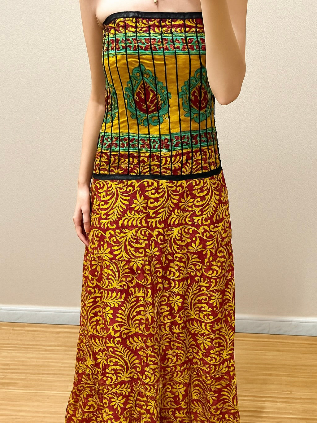 Vestidos indios palabra de honor | Talla única