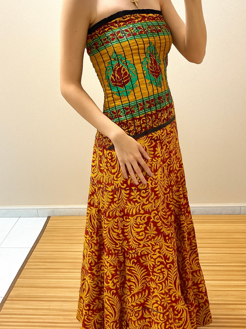 Vestidos indios palabra de honor | Talla única