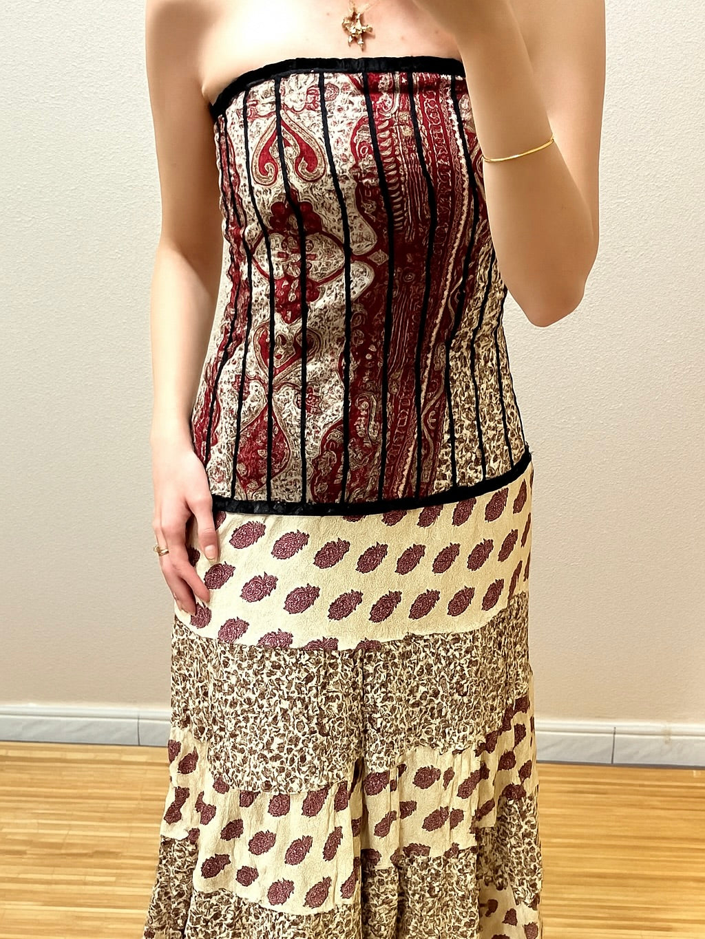 Vestidos indios palabra de honor | Talla única