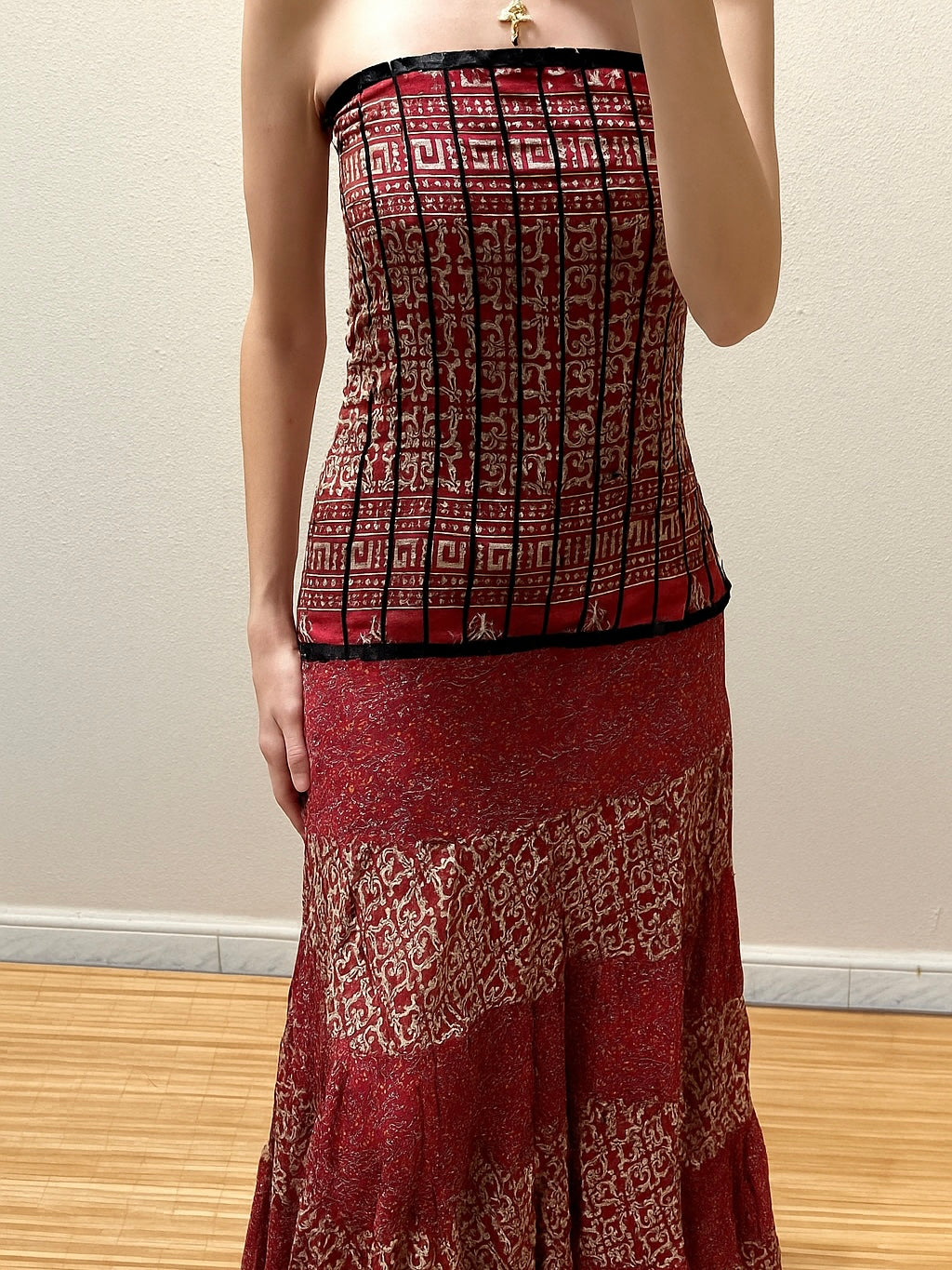 Vestidos indios palabra de honor | Talla única