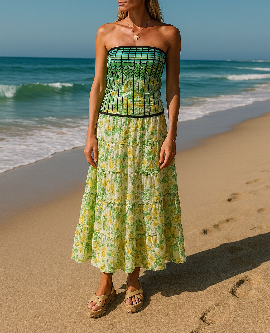 Vestidos indios palabra de honor | Talla única