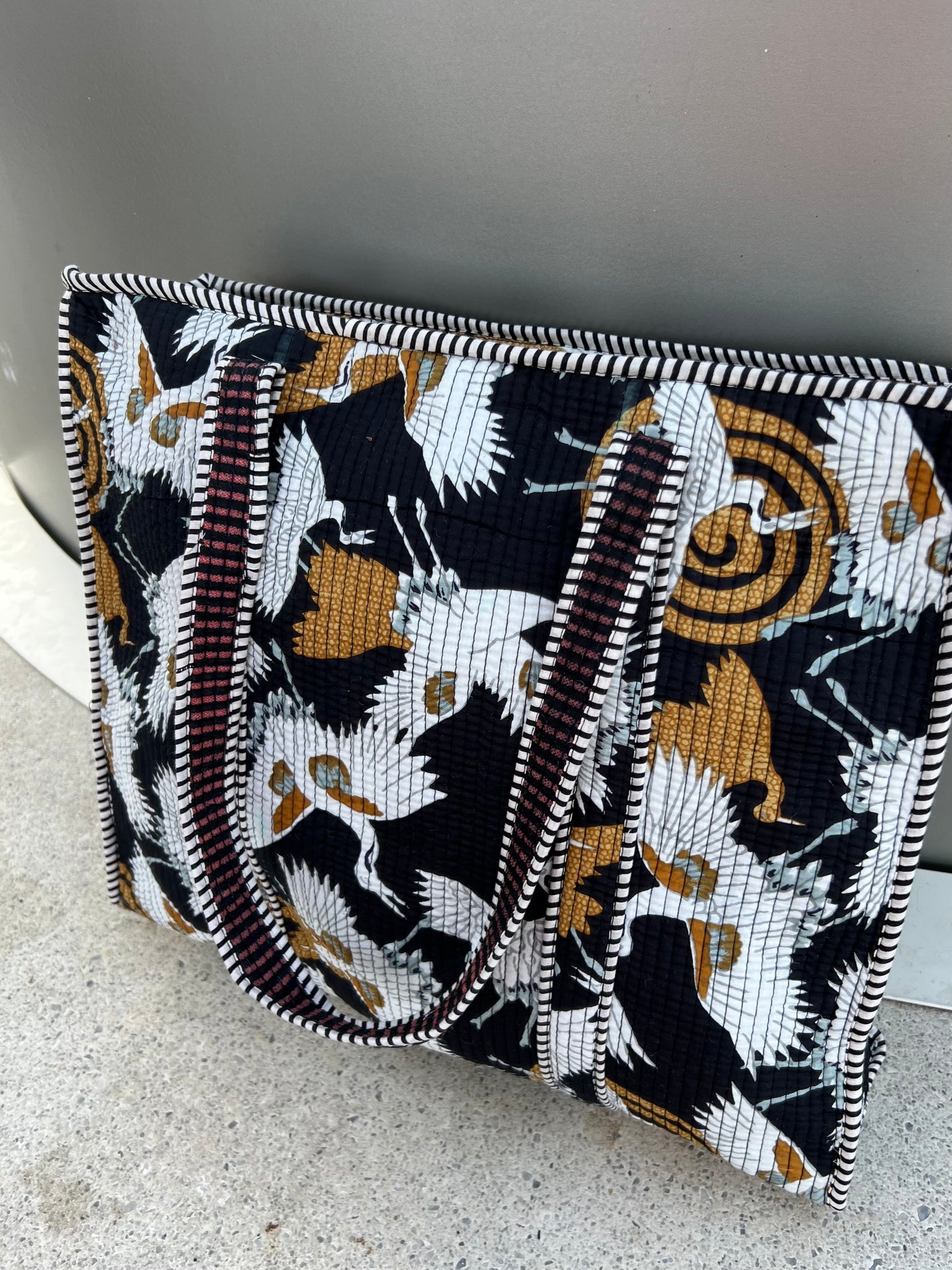 Bolsa viaje algodón Tote bag con cremallera