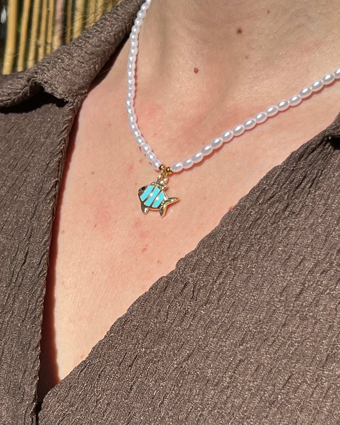 Collar Pez Baño de Oro - MINNI MOON-Lepetitemarie-Singularu-PDPAOLA-Luamarta