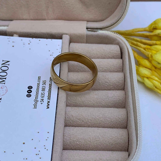 Anillo de hombre Basic Baño de Oro - MINNI MOON-Lepetitemarie-Singularu-PDPAOLA-Luamarta