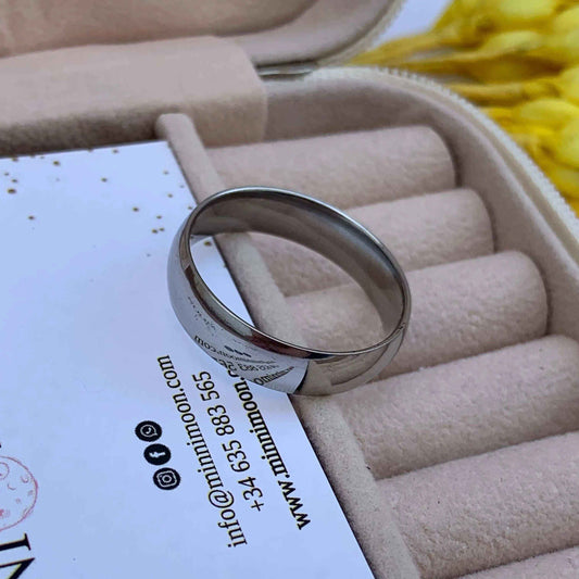 Anillo de hombre Plateado Basic - MINNI MOON-Lepetitemarie-Singularu-PDPAOLA-Luamarta