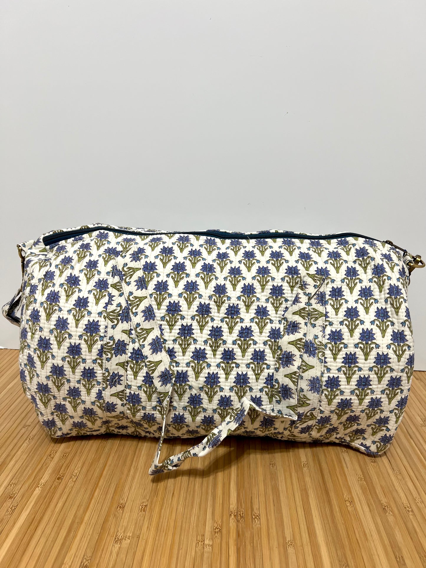 Bolso viaje de India de algodón hecho a mano | Bolso para usar como equipaje de mano o cabina