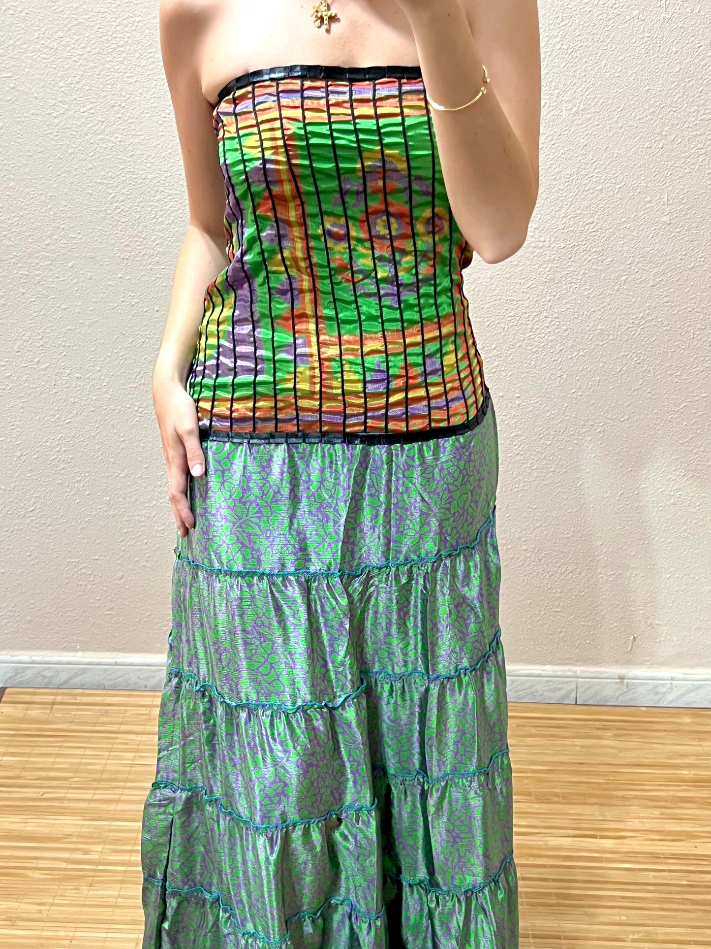 Vestidos indios palabra de honor | Talla única