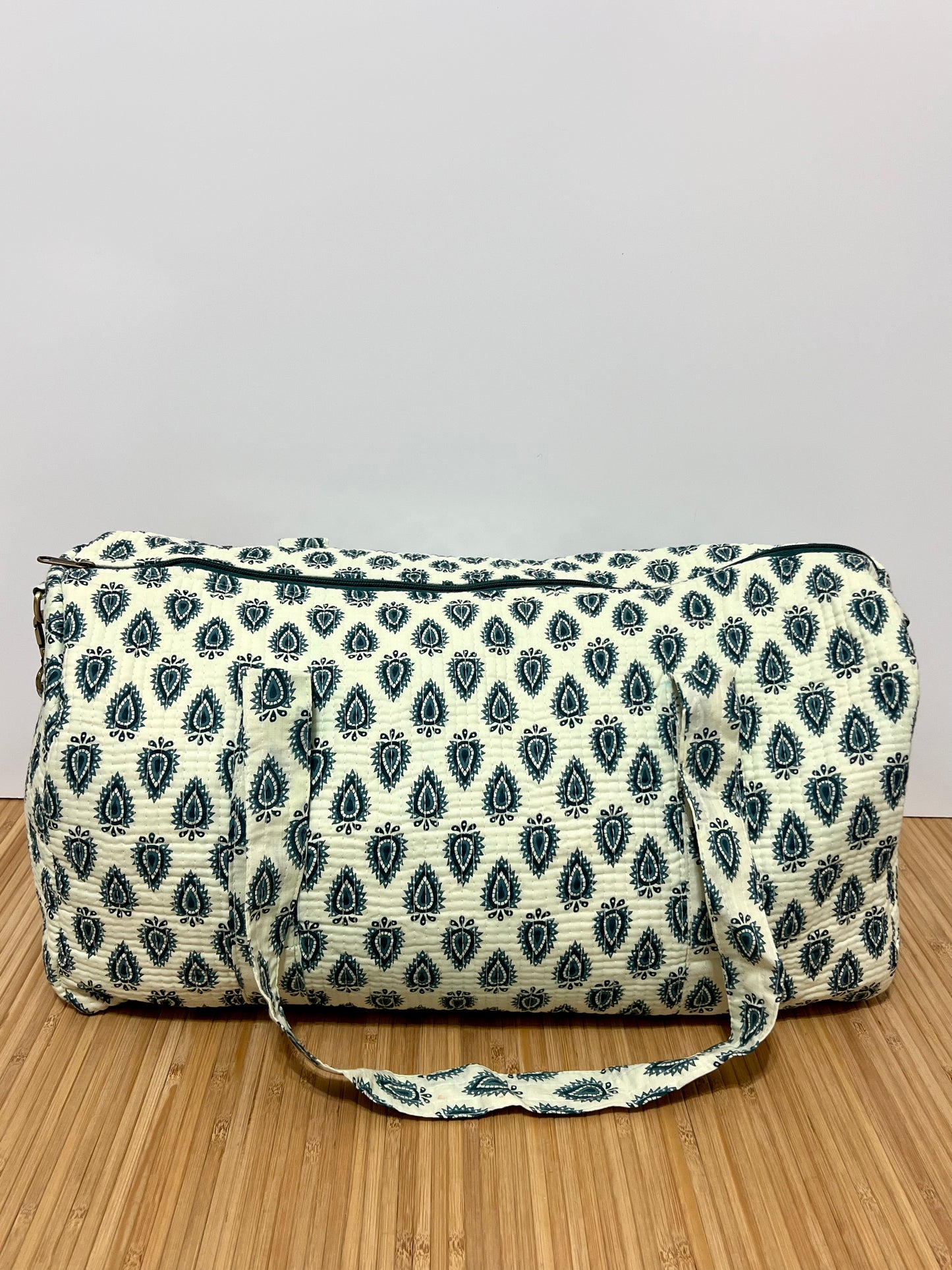 Bolso viaje de India de algodón hecho a mano | Bolso para usar como equipaje de mano o cabina