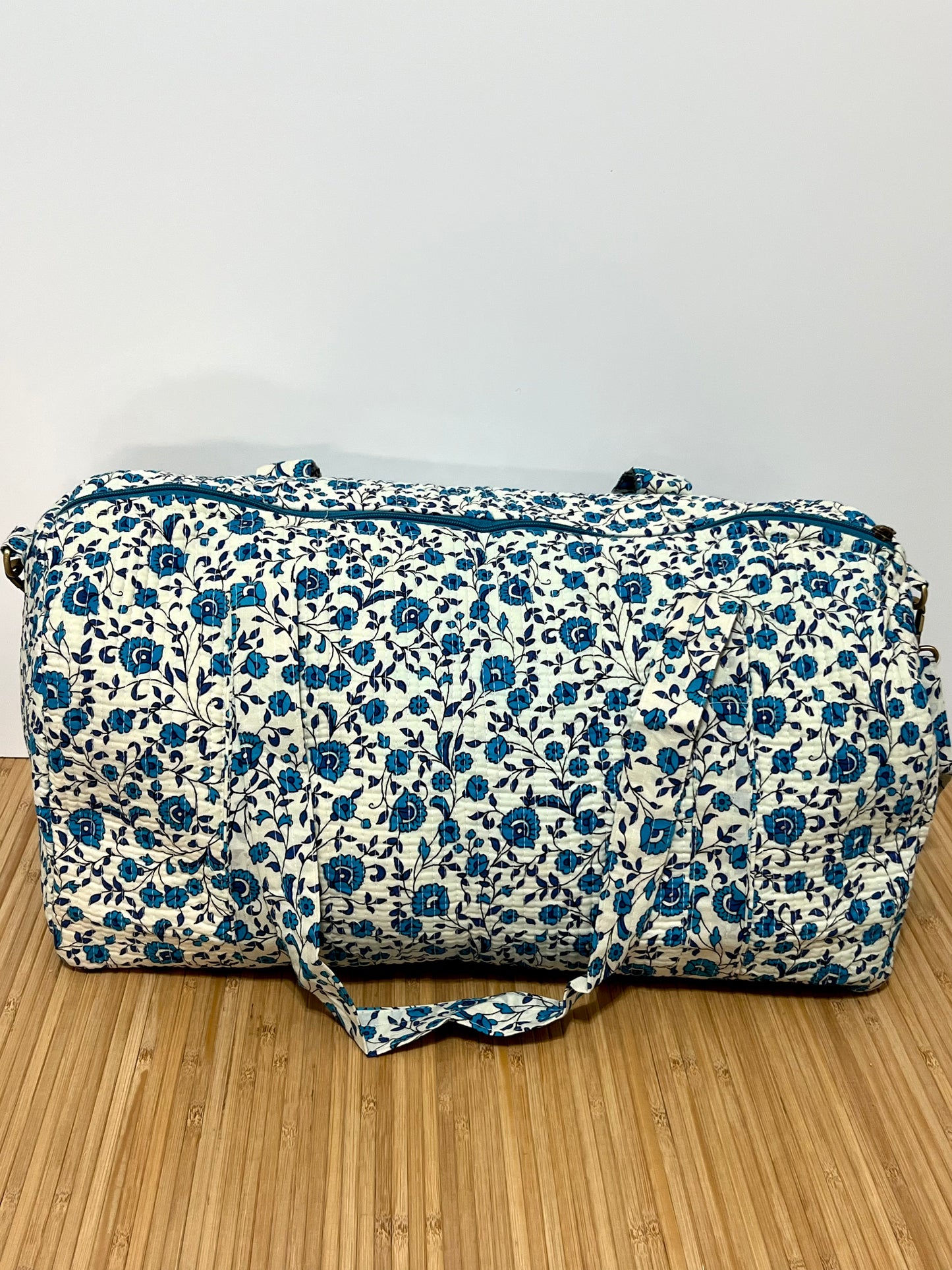 Bolso viaje de India de algodón hecho a mano | Bolso para usar como equipaje de mano o cabina