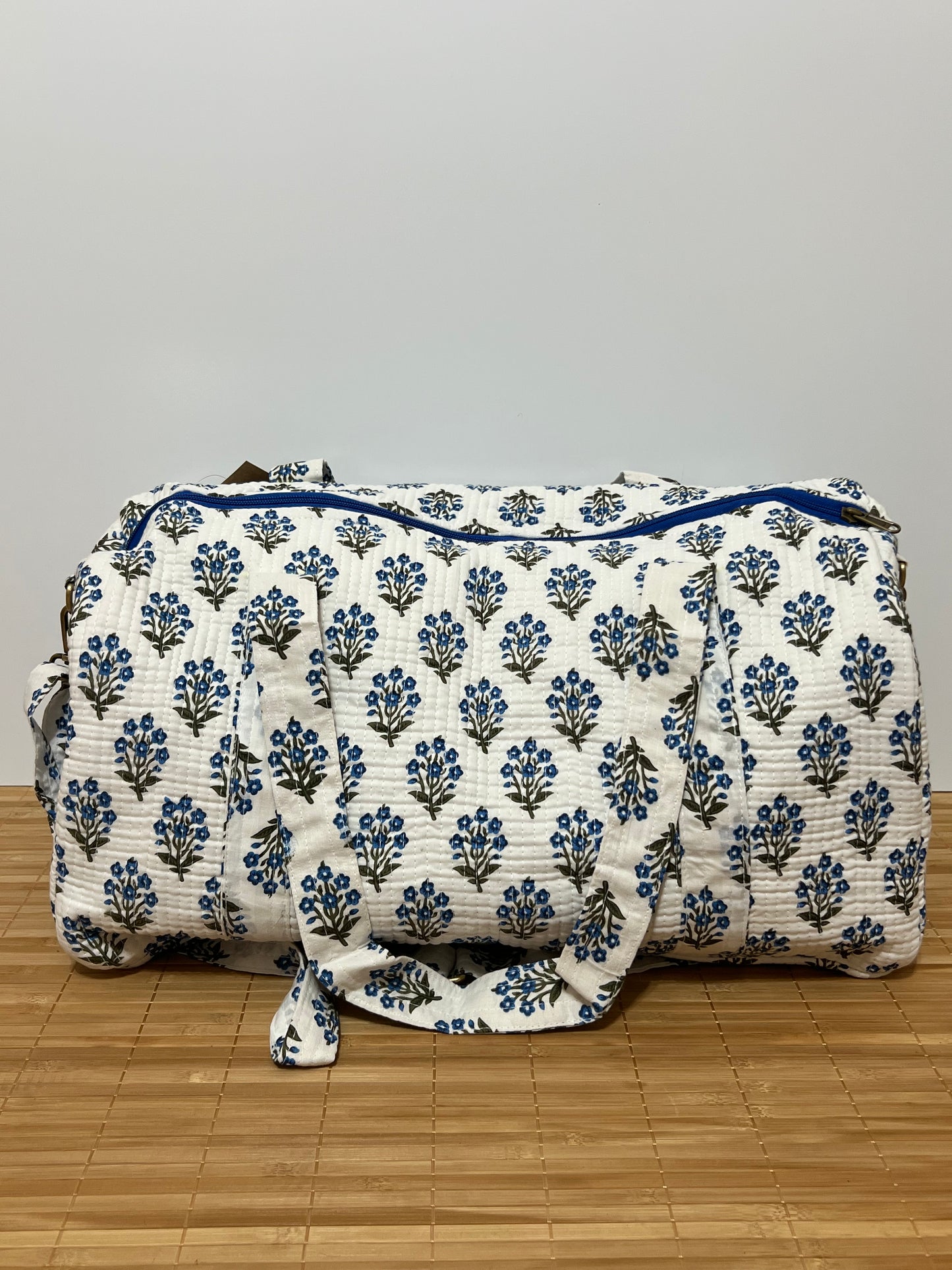Bolso viaje de India de algodón hecho a mano | Bolso para usar como equipaje de mano o cabina