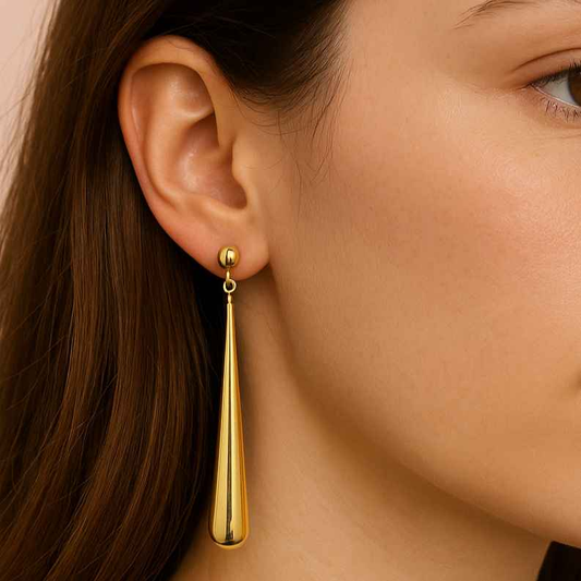 Pendientes Gota Baño de Oro - MINNI MOON-Lepetitemarie-Singularu-PDPAOLA-Luamarta