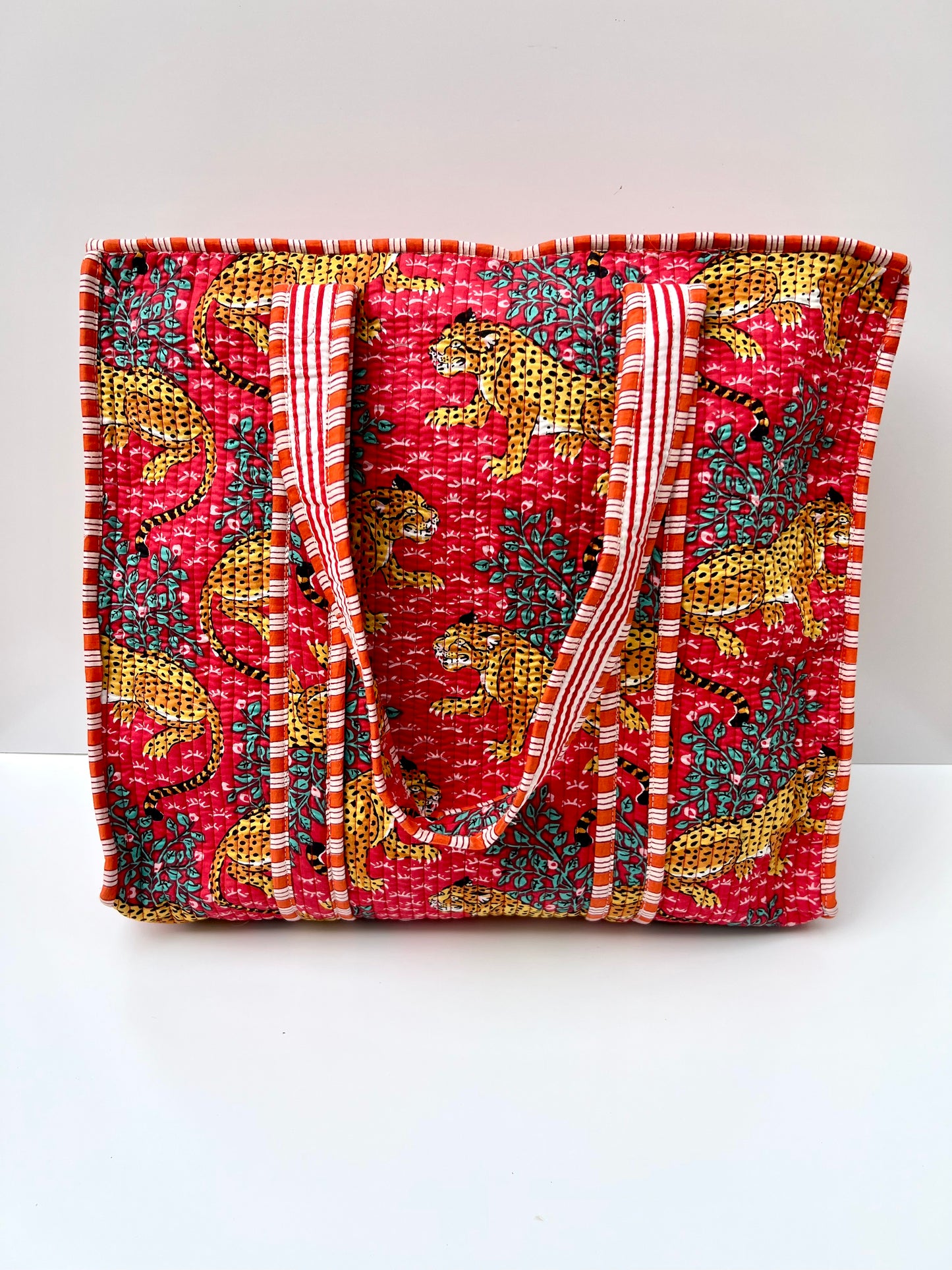 Bolsa viaje algodón Tote bag con cremallera