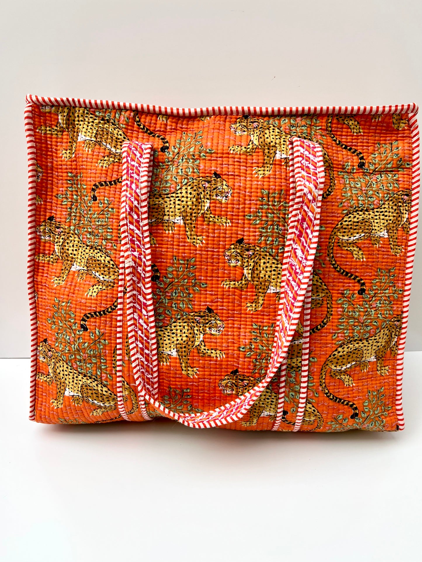 Bolsa viaje algodón Tote bag con cremallera