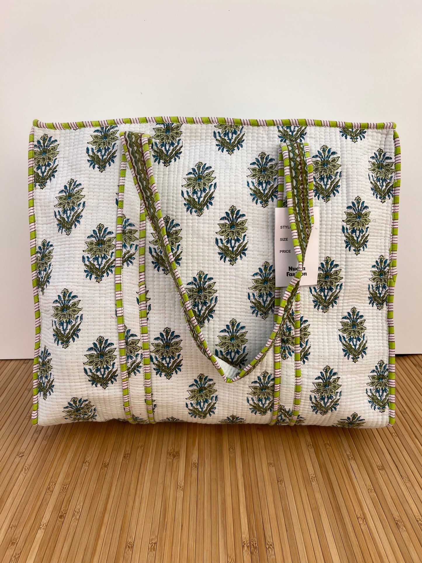 Bolsa viaje algodón Tote bag con cremallera