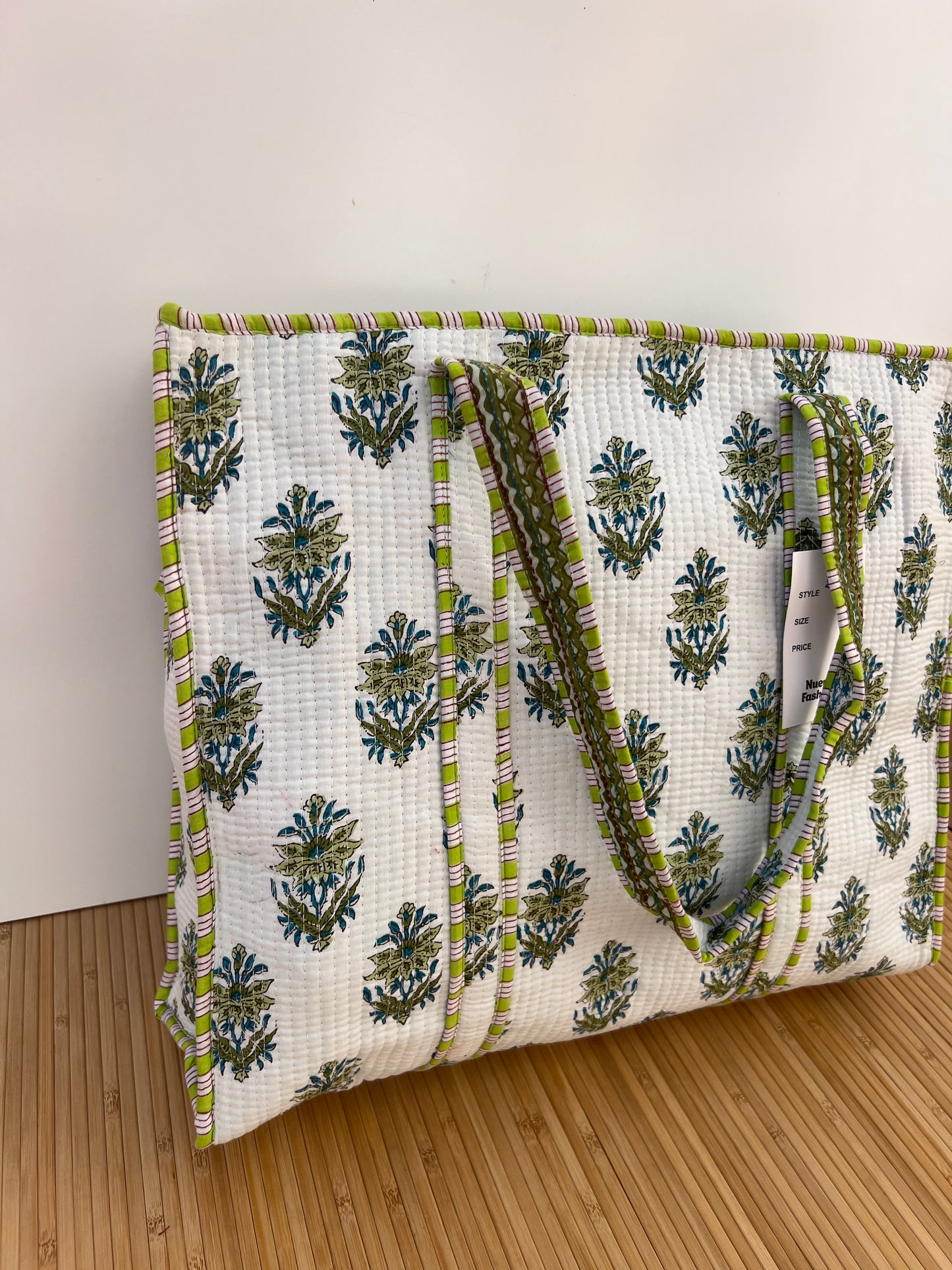 Bolsa viaje algodón Tote bag con cremallera