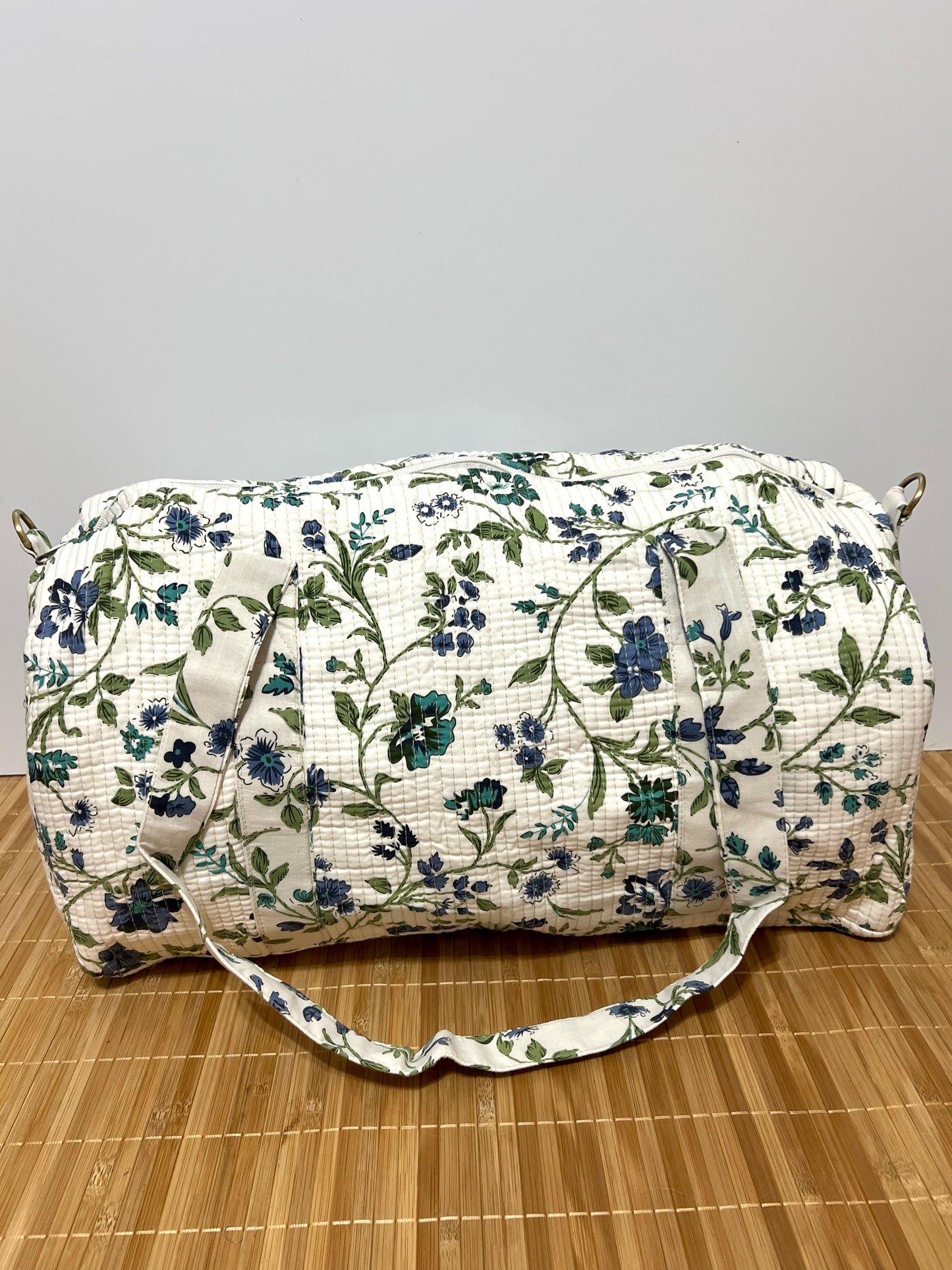 Bolso viaje de India de algodón hecho a mano | Bolso para usar como equipaje de mano o cabina