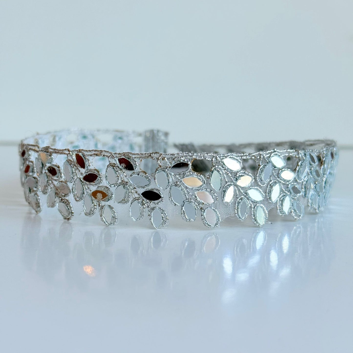 Choker espejos Dorado mujer