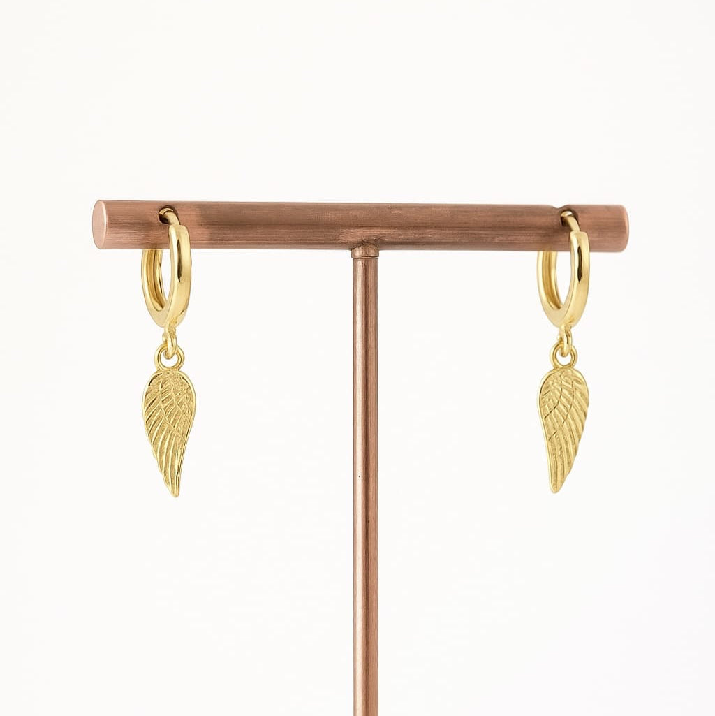 Pendientes Alas Baño de Oro - MINNI MOON-Lepetitemarie-Singularu-PDPAOLA-Luamarta