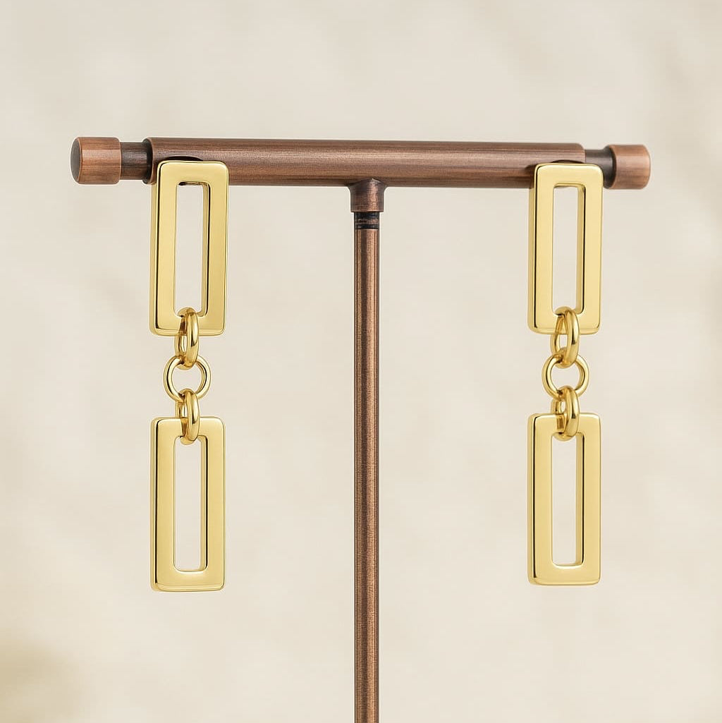 Pendientes Bonnie Baño de Oro - MINNI MOON-Lepetitemarie-Singularu-PDPAOLA-Luamarta