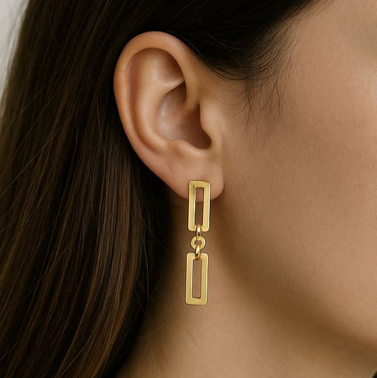 Pendientes Bonnie Baño de Oro - MINNI MOON-Lepetitemarie-Singularu-PDPAOLA-Luamarta