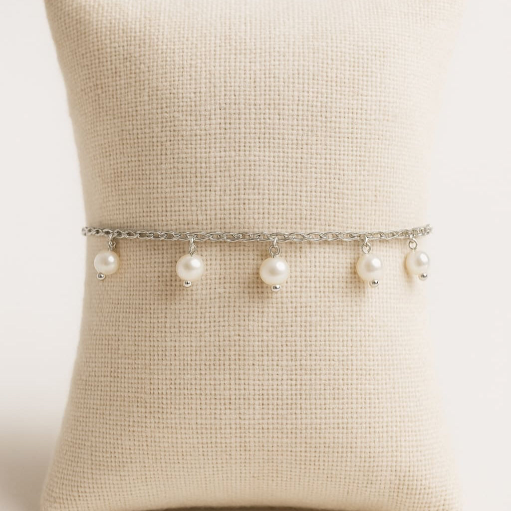 Pulsera Perlas Plateada - MINNI MOON-Lepetitemarie-Singularu-PDPAOLA-Luamarta