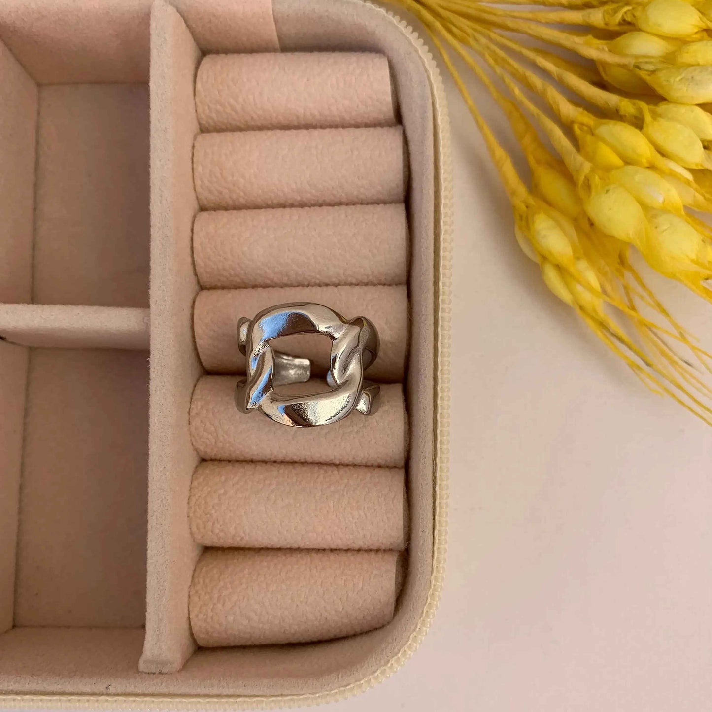 Anillo Nudos Plateado - MINNI MOON-Lepetitemarie-Singularu-PDPAOLA-Luamarta