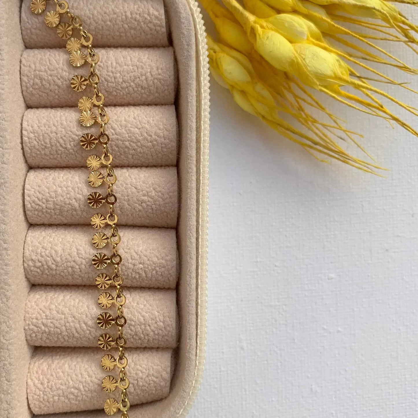 Collar Pétalos Baño de Oro - MINNI MOON-Lepetitemarie-Singularu-PDPAOLA-Luamarta