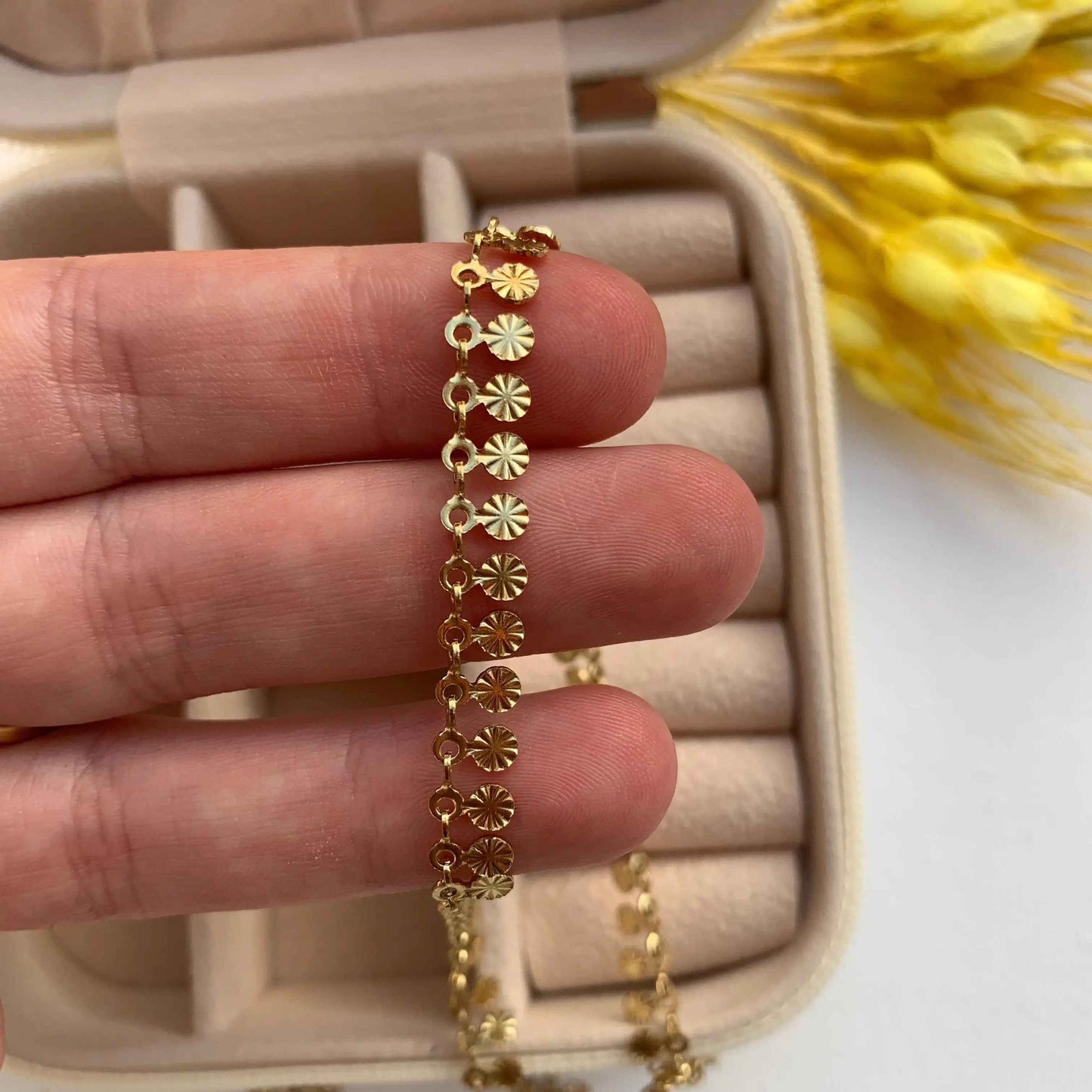 Collar Pétalos Baño de Oro - MINNI MOON-Lepetitemarie-Singularu-PDPAOLA-Luamarta