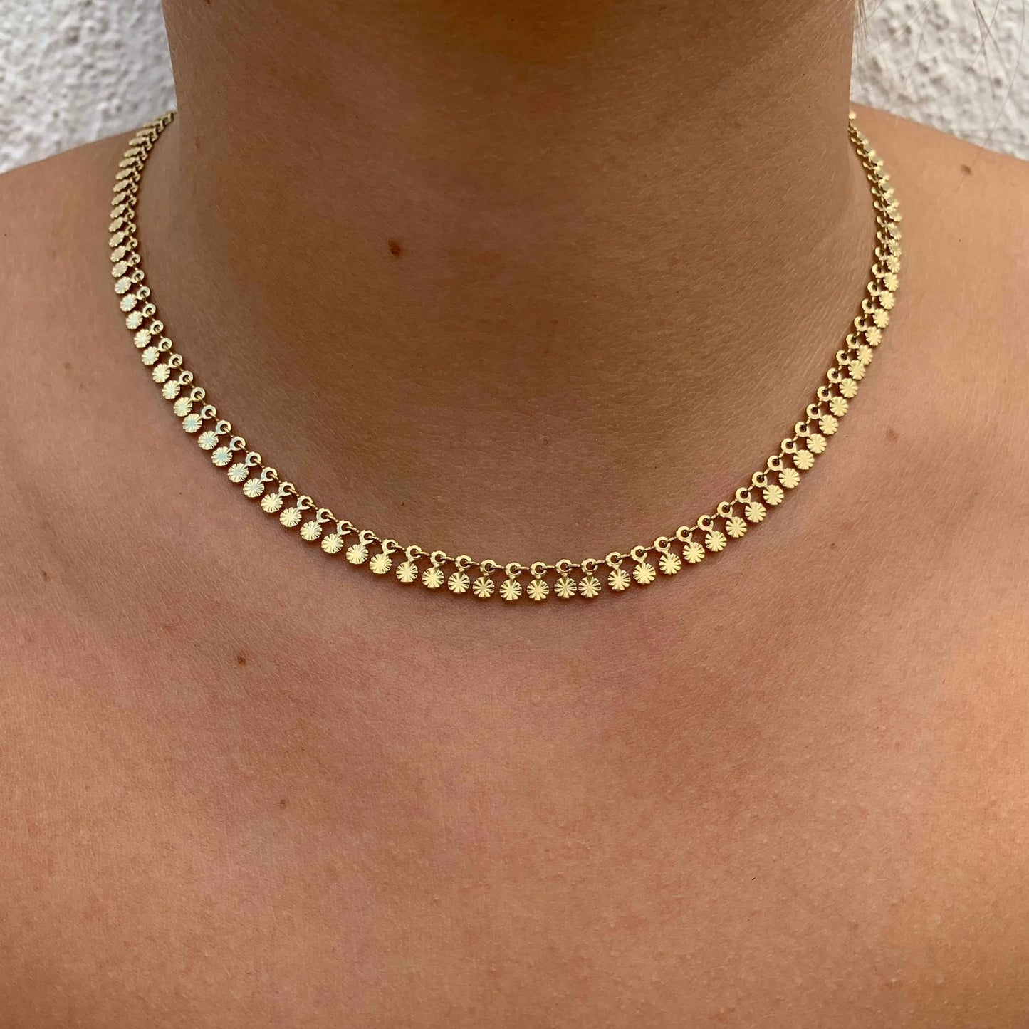 Collar Pétalos Baño de Oro - MINNI MOON-Lepetitemarie-Singularu-PDPAOLA-Luamarta