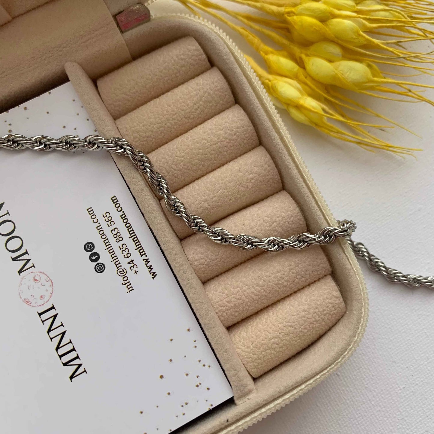 Collar Dessy Plateado - MINNI MOON-Lepetitemarie-Singularu-PDPAOLA-Luamarta