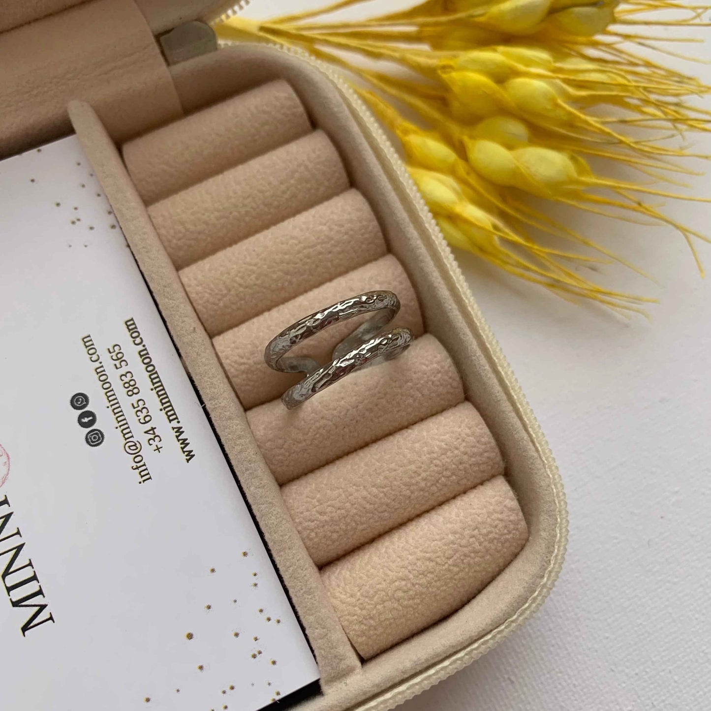 Anillo Mary Plateado - MINNI MOON-Lepetitemarie-Singularu-PDPAOLA-Luamarta