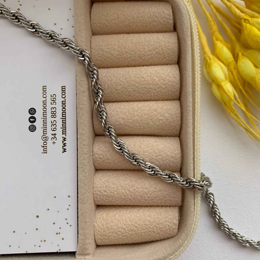 Collar Dessy Plateado - MINNI MOON-Lepetitemarie-Singularu-PDPAOLA-Luamarta