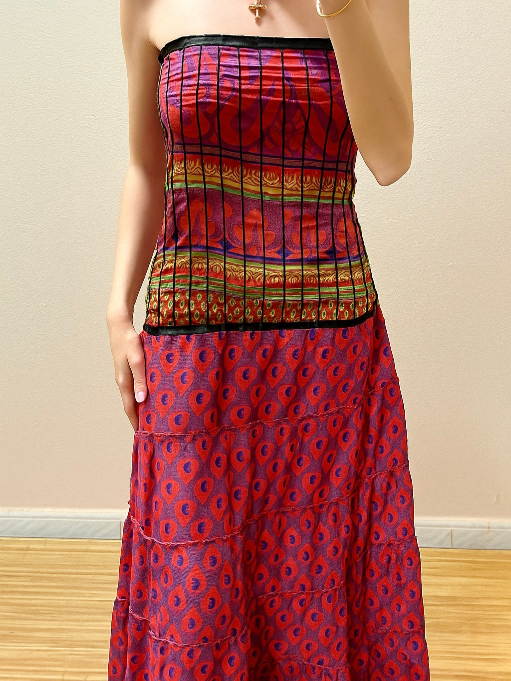 Vestidos indios palabra de honor | Talla única