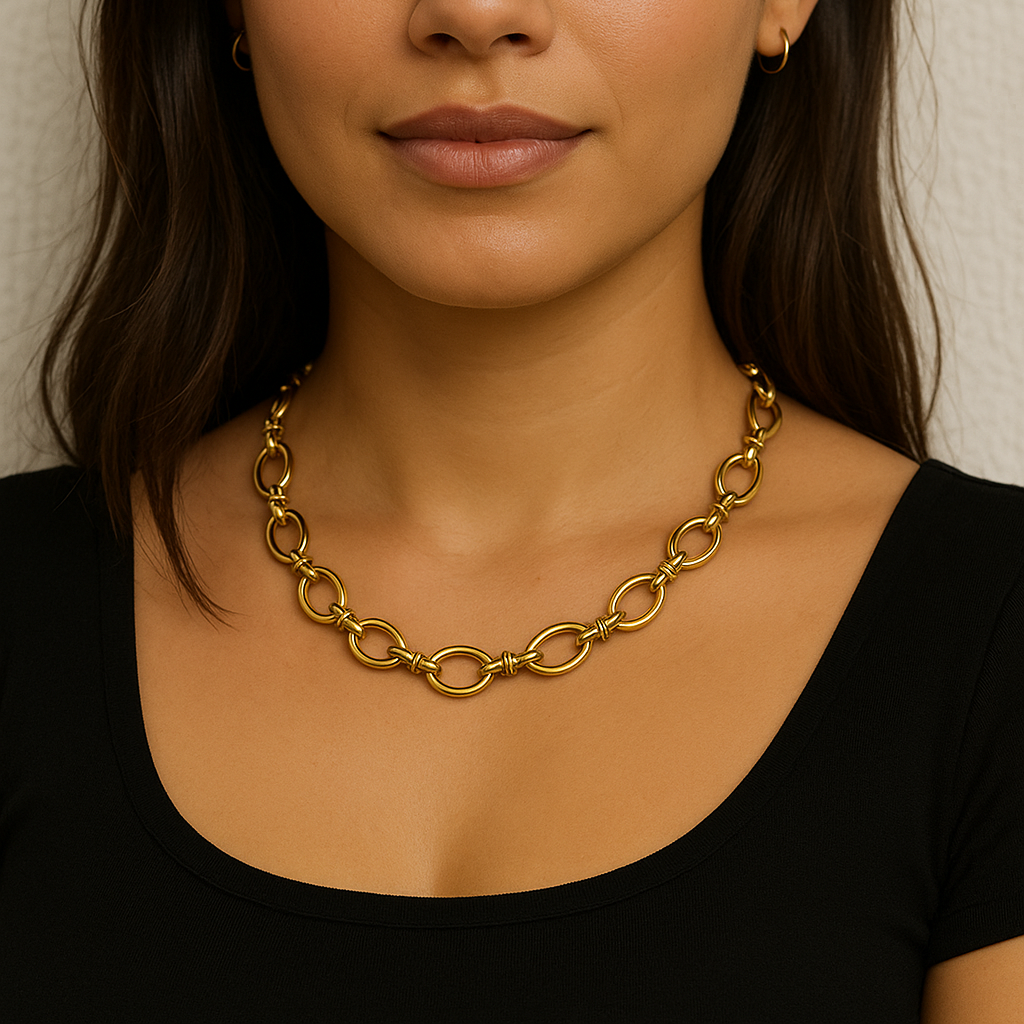Collar Fare Gold Plated